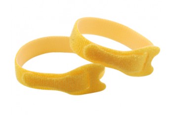 Double Sided Velcro Strap 200x12mm - YELLOW